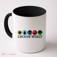 Mana Symbols Gathering Magic Choose Wisely  Coffee Mug thumb 0