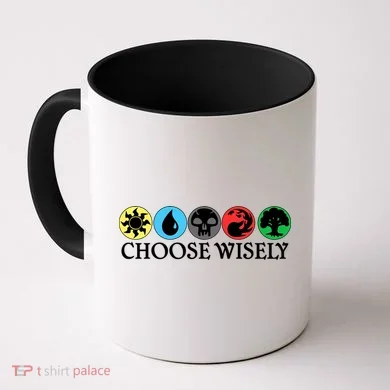 Mana Symbols Gathering Magic Choose Wisely  Coffee Mug