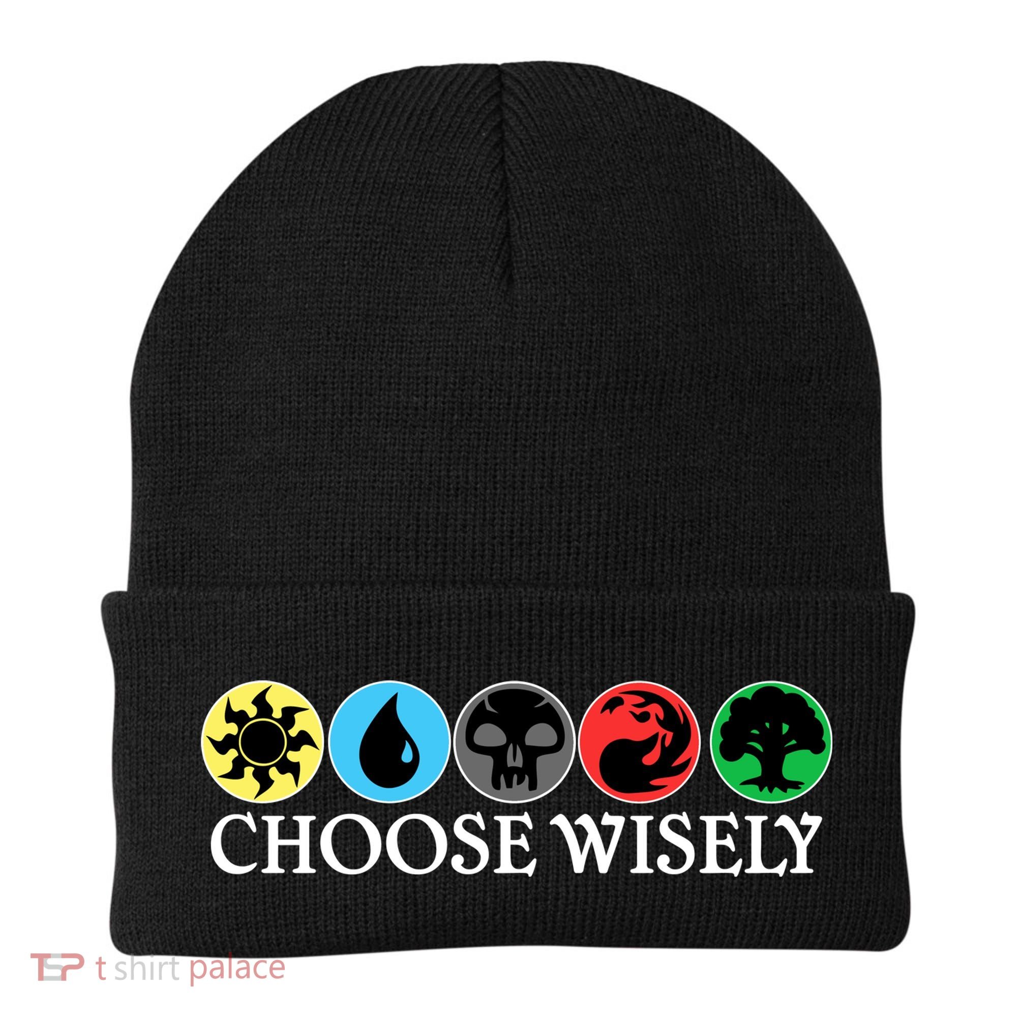 Mana Symbols Gathering Magic Choose Wisely  Beanie