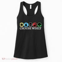 Mana Symbols Gathering Magic Choose Wisely  Women's Tank Top thumb 0