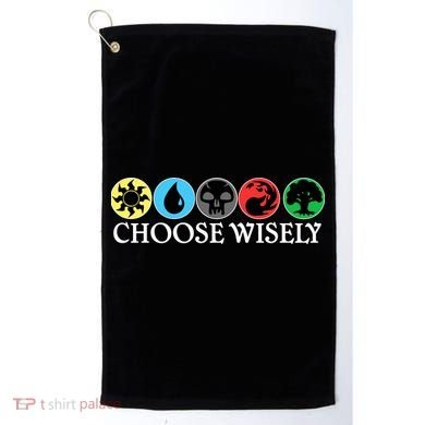 Mana Symbols Gathering Magic Choose Wisely  Golf Towel