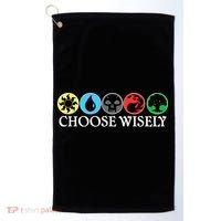 Mana Symbols Gathering Magic Choose Wisely  Golf Towel thumb 0