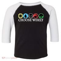 Mana Symbols Gathering Magic Choose Wisely  Toddler Fine Jersey T-Shirt thumb 0
