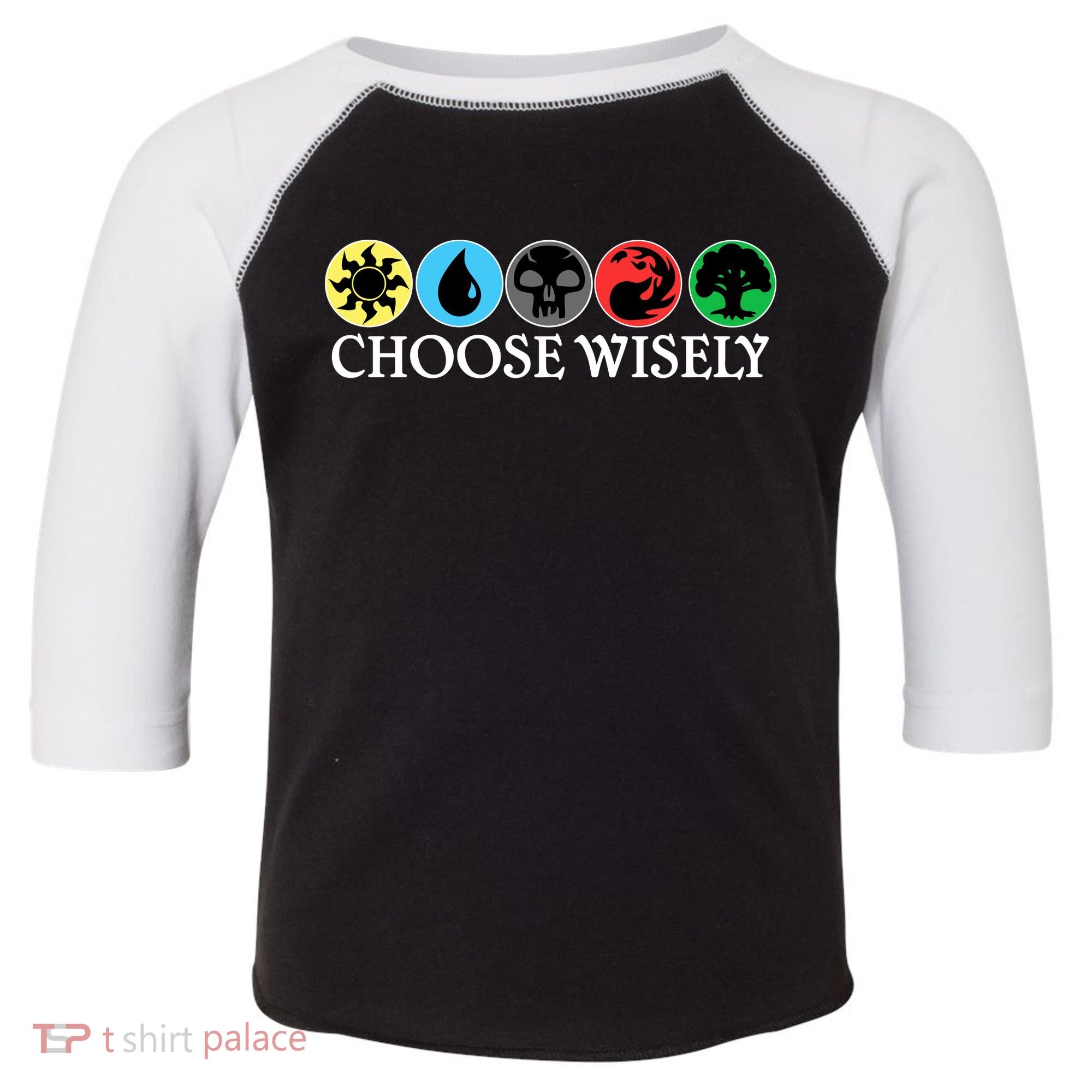 Mana Symbols Gathering Magic Choose Wisely  Toddler Fine Jersey T-Shirt