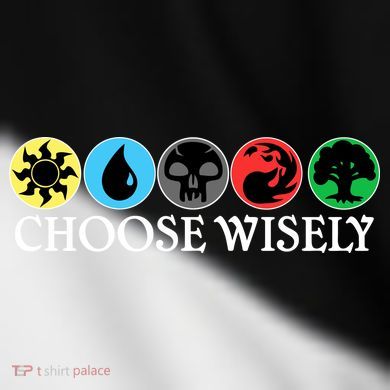 Mana Symbols Gathering Magic Choose Wisely  Toddler Fine Jersey T-Shirt