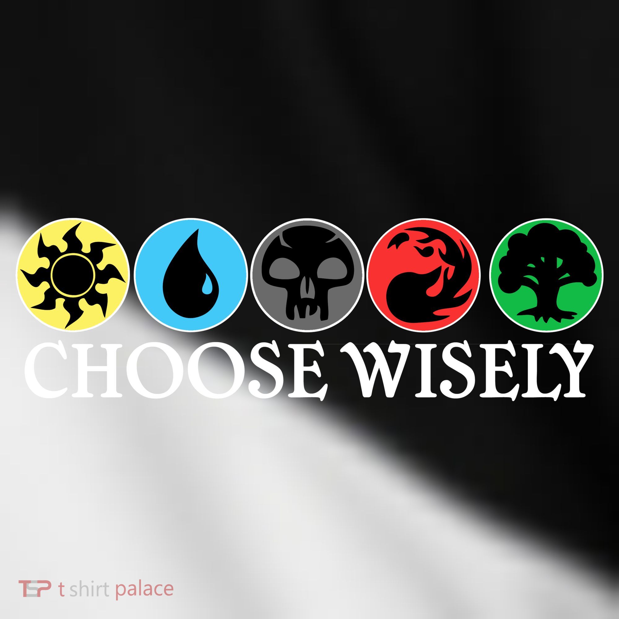 Mana Symbols Gathering Magic Choose Wisely  Toddler Fine Jersey T-Shirt