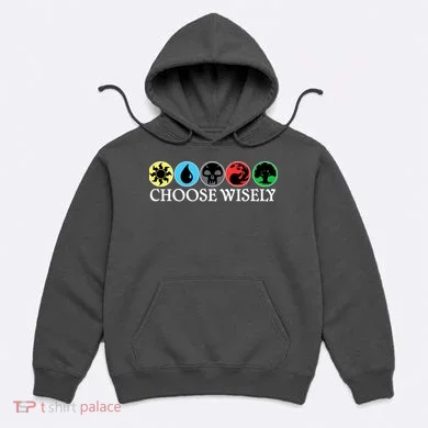 Mana Symbols Gathering Magic Choose Wisely  Hoodie