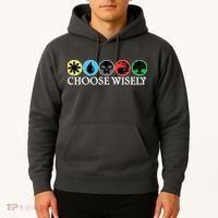 Mana Symbols Gathering Magic Choose Wisely  Hoodie thumb 2