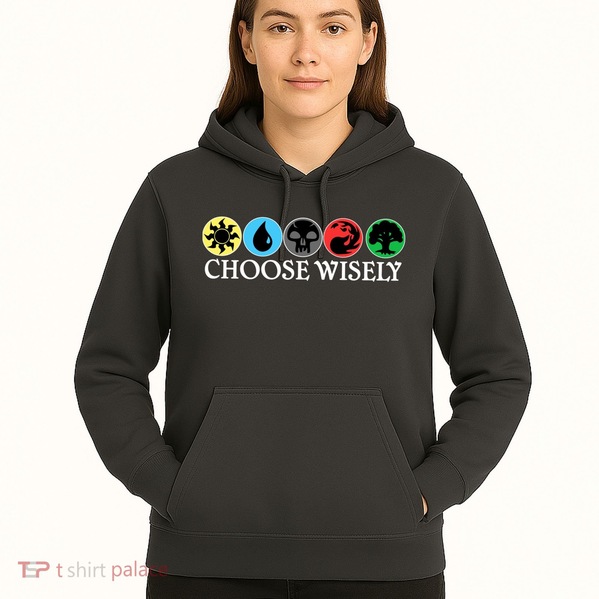Mana Symbols Gathering Magic Choose Wisely  Hoodie
