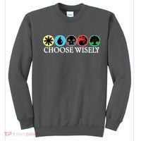 Mana Symbols Gathering Magic Choose Wisely  Sweatshirt thumb 0