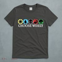 Mana Symbols Gathering Magic Choose Wisely  T-Shirt thumb 5