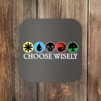 Mana Symbols Gathering Magic Choose Wisely  Coaster thumb 0
