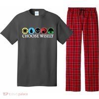 Mana Symbols Gathering Magic Choose Wisely  Pajama Set thumb 0