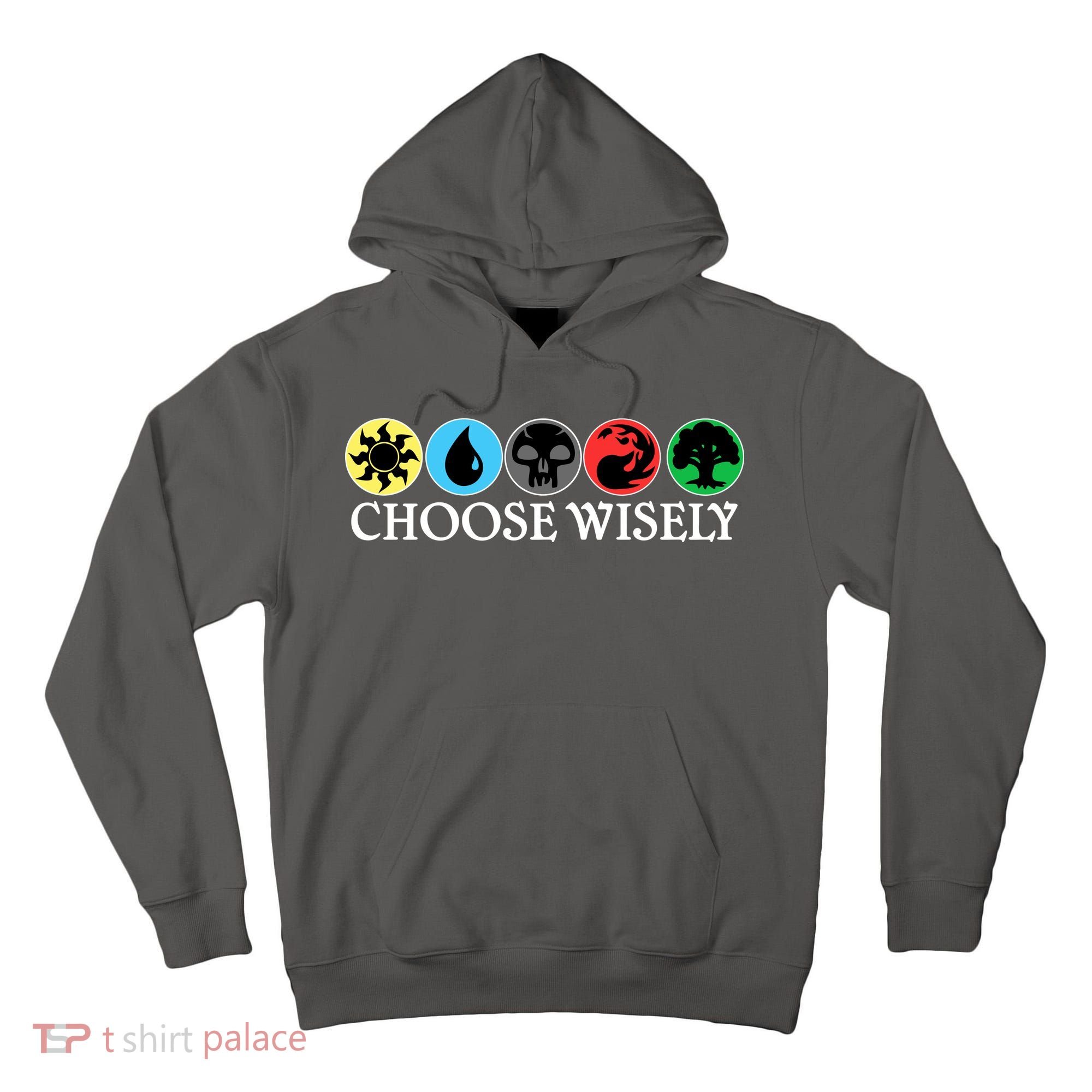 Mana Symbols Gathering Magic Choose Wisely  Tall Hoodie