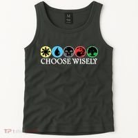 Mana Symbols Gathering Magic Choose Wisely  Tank Top thumb 2