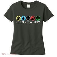 Mana Symbols Gathering Magic Choose Wisely  Women's T-Shirt thumb 0