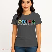 Mana Symbols Gathering Magic Choose Wisely  Women's T-Shirt thumb 4