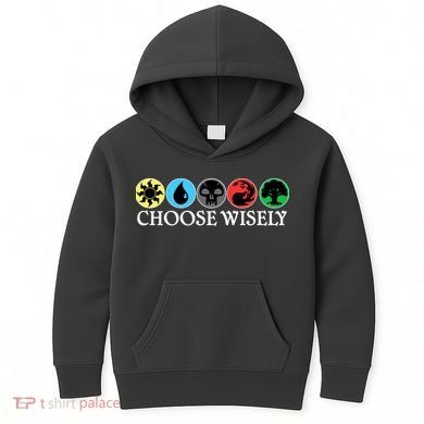 Mana Symbols Gathering Magic Choose Wisely  Kids Hoodie