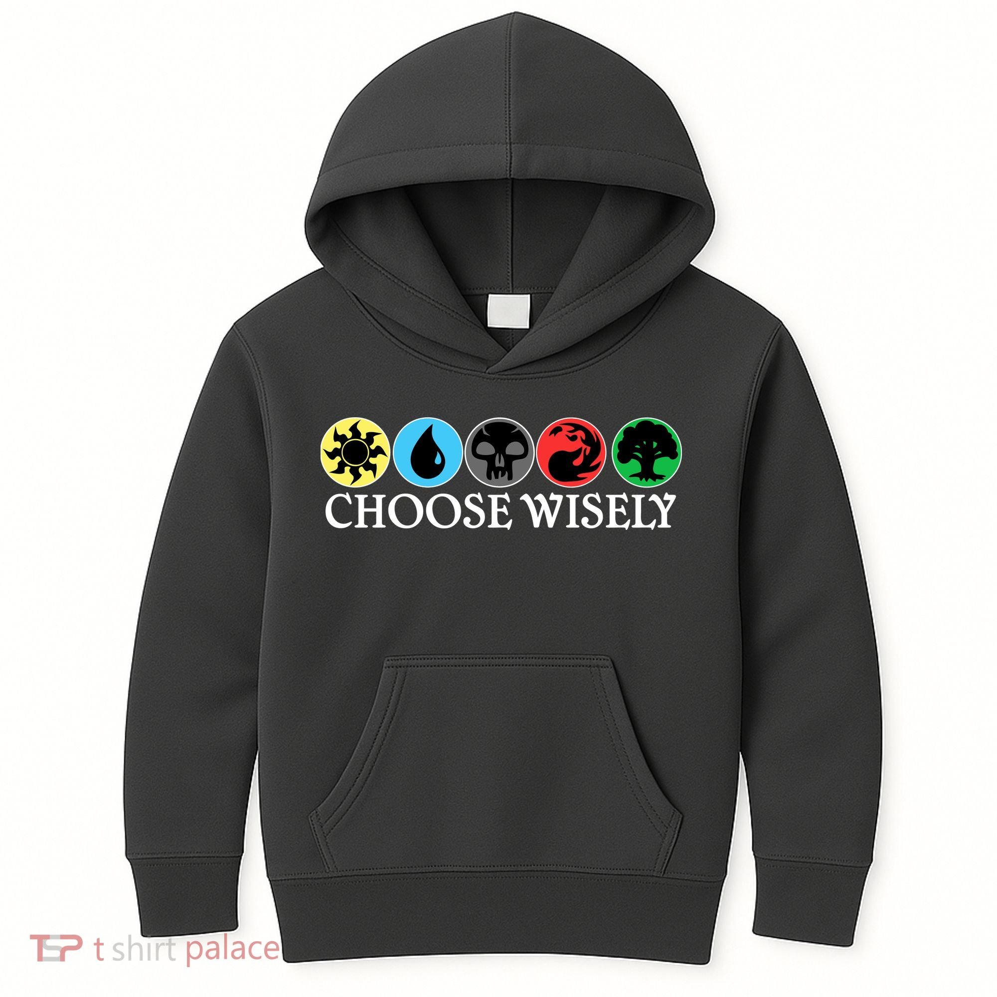 Mana Symbols Gathering Magic Choose Wisely  Kids Hoodie