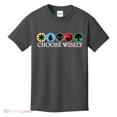 Mana Symbols Gathering Magic Choose Wisely  Kids T-Shirt