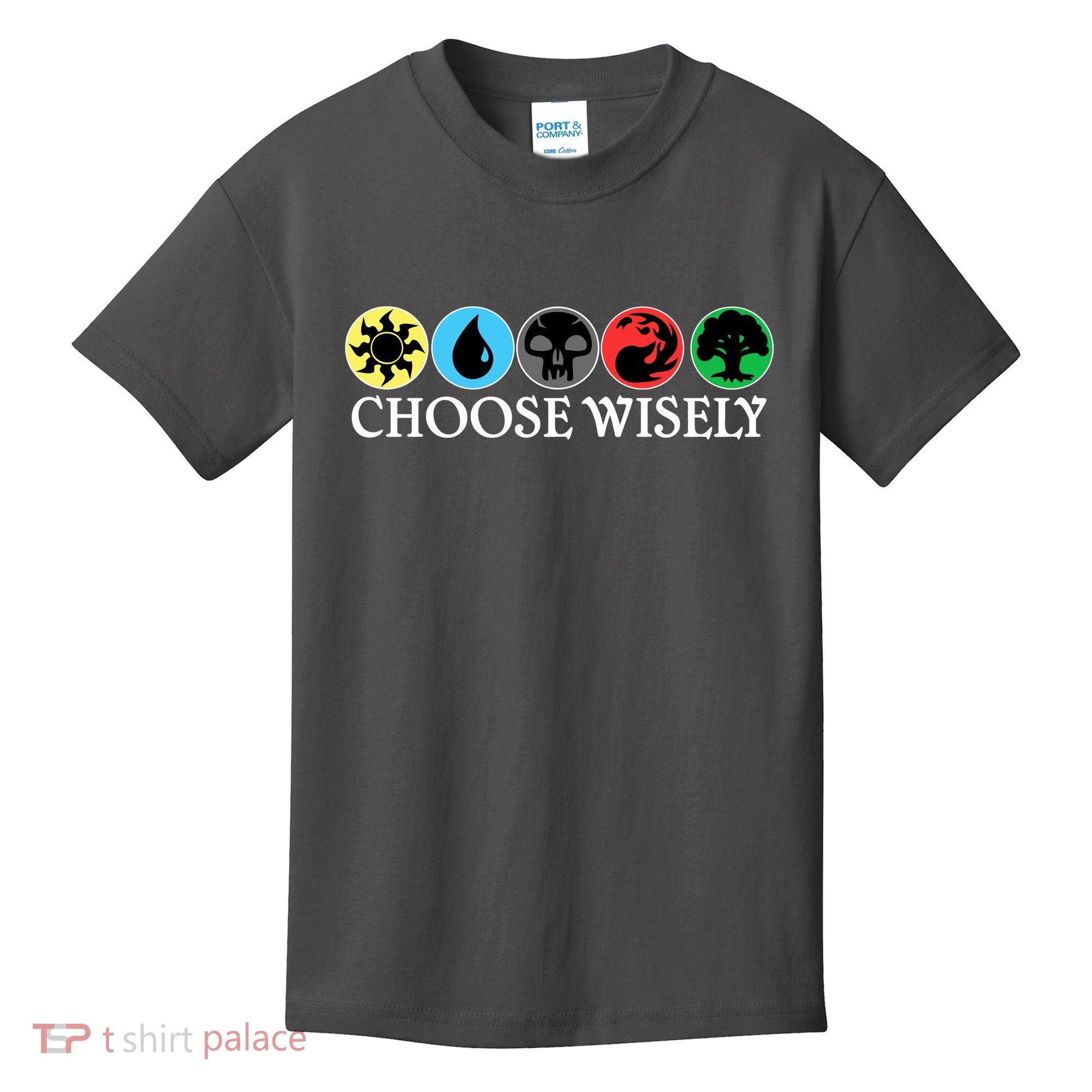 Mana Symbols Gathering Magic Choose Wisely  Kids T-Shirt