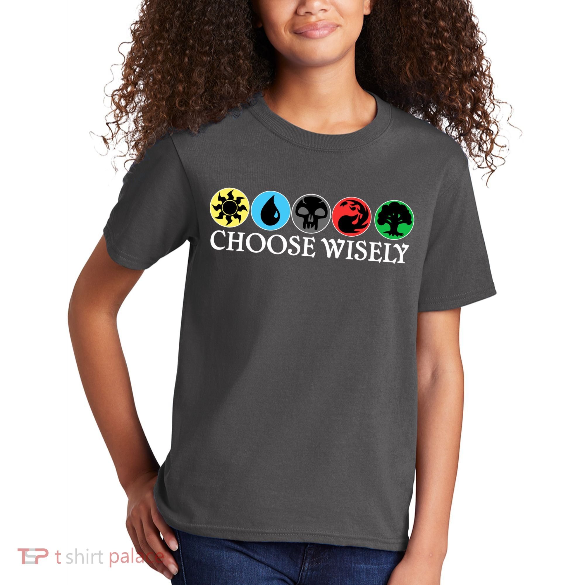 Mana Symbols Gathering Magic Choose Wisely  Kids T-Shirt