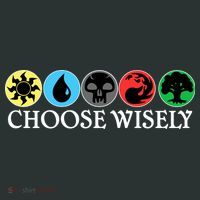 Mana Symbols Gathering Magic Choose Wisely  Kids T-Shirt thumb 4
