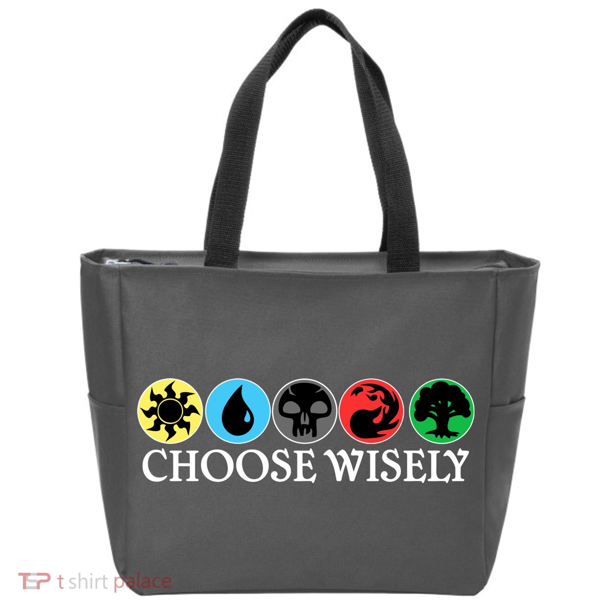 Mana Symbols Gathering Magic Choose Wisely  Tote Bag