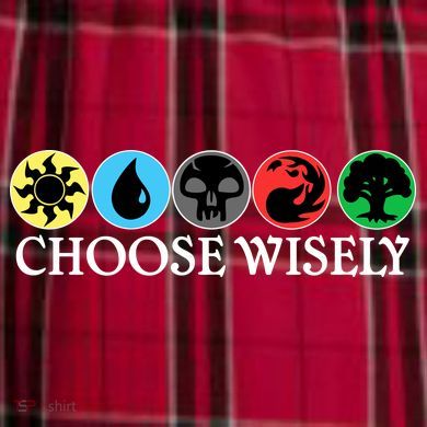 Mana Symbols Gathering Magic Choose Wisely  Women's Flannel Plaid Pajama Pants