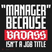 Manager Because Badass Isn't A Job Title Bucket Hat thumb 4