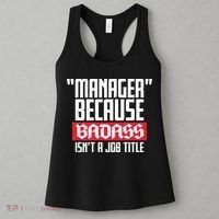 Manager Because Badass Isn't A Job Title Women's Tank Top thumb 3