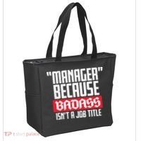 Manager Because Badass Isn't A Job Title Tote Bag thumb 2