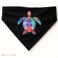 Mandala Sea Turtle USA-Made Doggie Bandana thumb 0