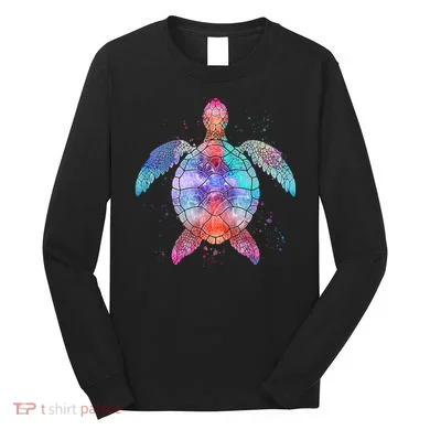 Mandala Sea Turtle Long Sleeve Shirt