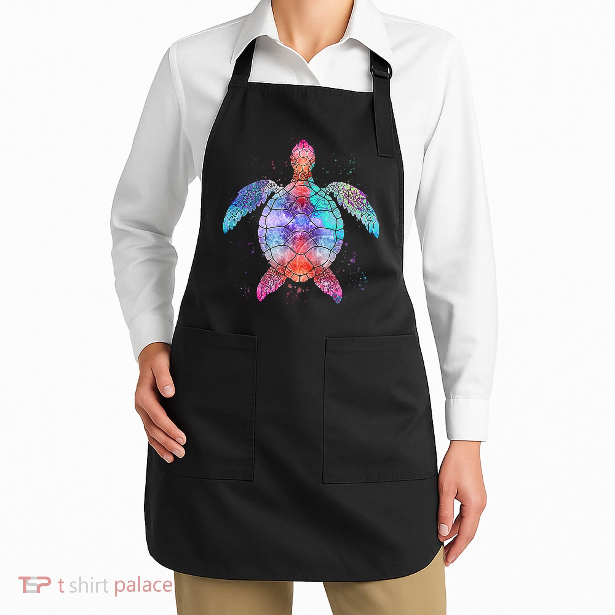 Mandala Sea Turtle Apron