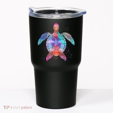 Mandala Sea Turtle Tumbler
