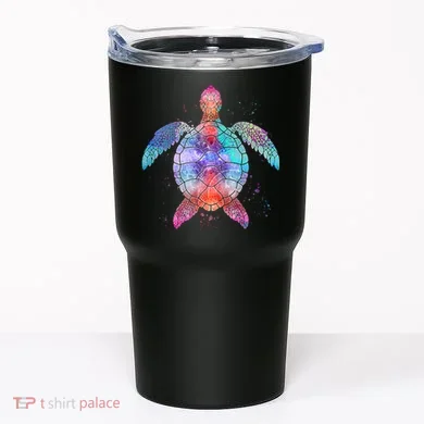 Mandala Sea Turtle Tumbler
