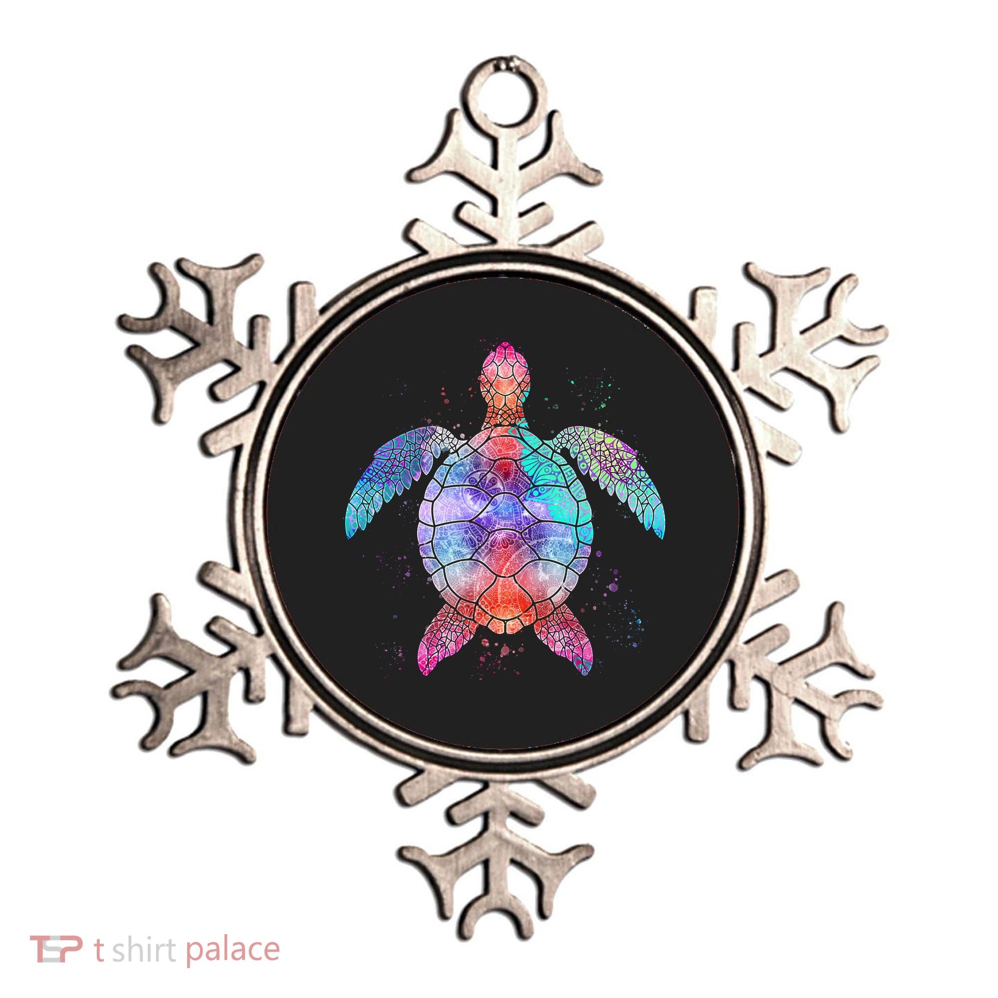 Mandala Sea Turtle Ornament