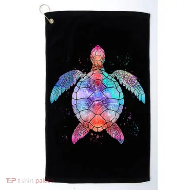 Mandala Sea Turtle Golf Towel