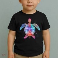 Mandala Sea Turtle Toddler T-Shirt thumb 2