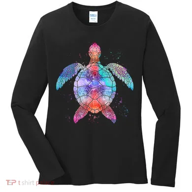 Mandala Sea Turtle Women's Long Sleeve Shirt