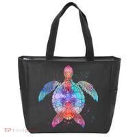 Mandala Sea Turtle Tote Bag thumb 0