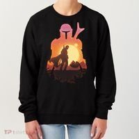 Mando Sunset Illustration Cool Graphic Women's Sweatshirt thumb 0