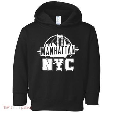 Manhattan NYC Toddler Hoodie