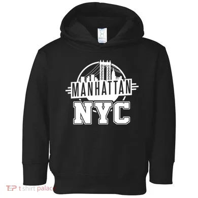 Manhattan NYC Toddler Hoodie