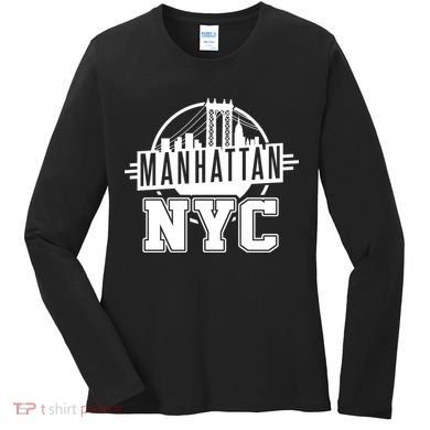 Manhattan NYC Women's Long Sleeve Shirt