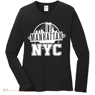 Manhattan NYC Women's Long Sleeve Shirt