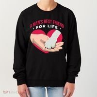 Man's Best Friend For Life Dog Women's Sweatshirt thumb 0