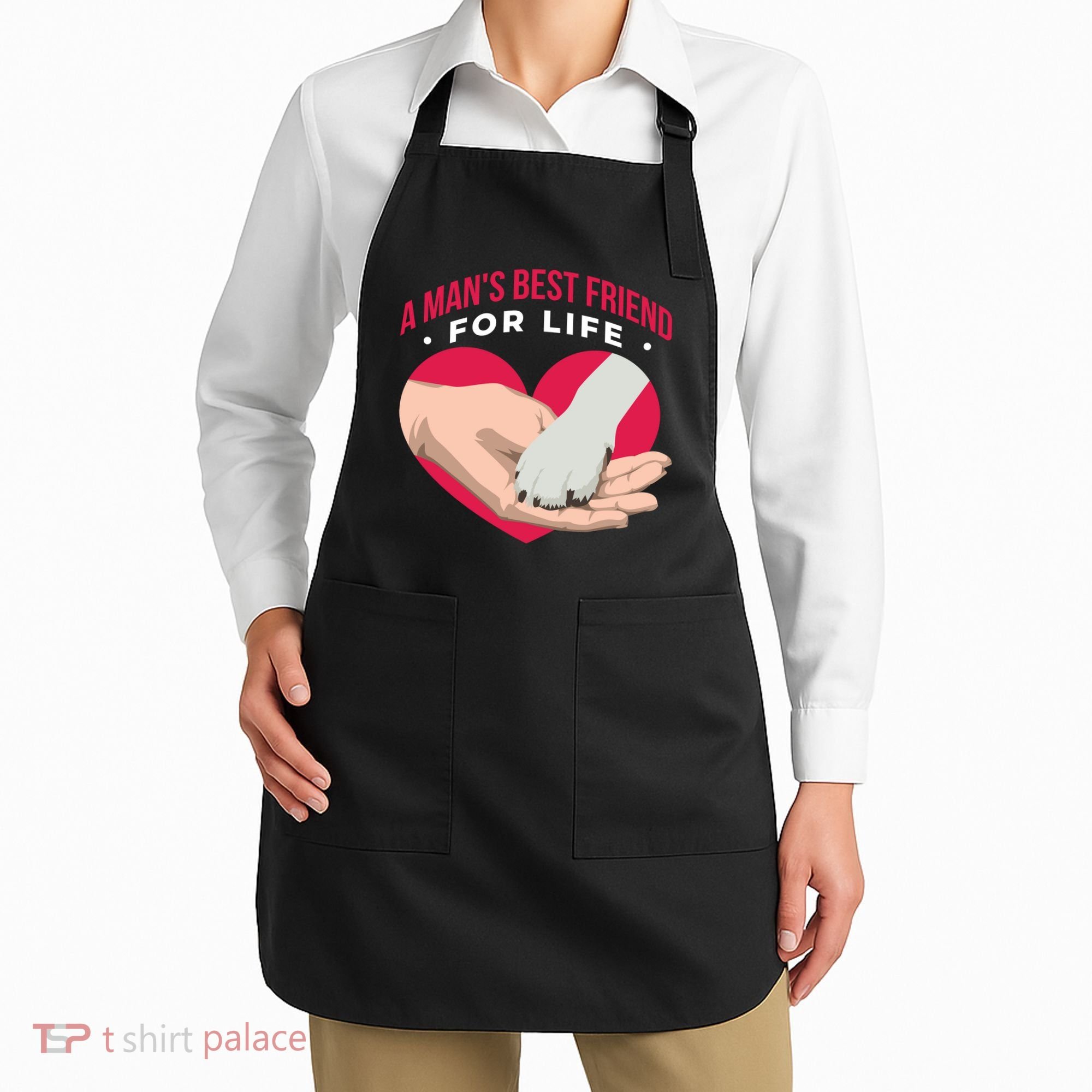 Man's Best Friend For Life Dog Apron