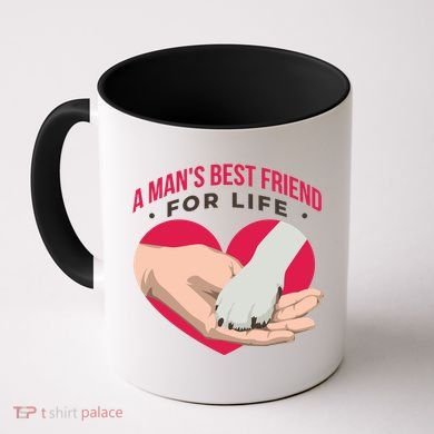 Man's Best Friend For Life Dog Coffee Mug